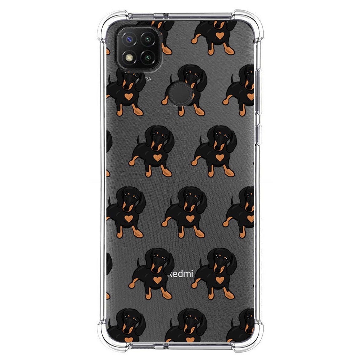 Funda Silicona Antigolpes para Xiaomi Redmi 9C diseño Perros 10 Dibujos