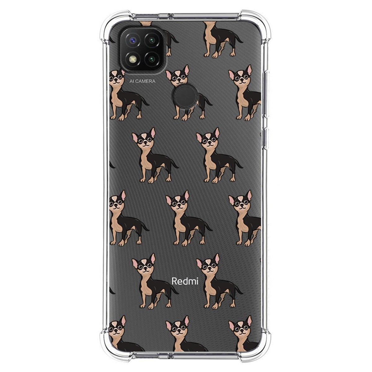 Funda Silicona Antigolpes para Xiaomi Redmi 9C diseño Perros 11 Dibujos