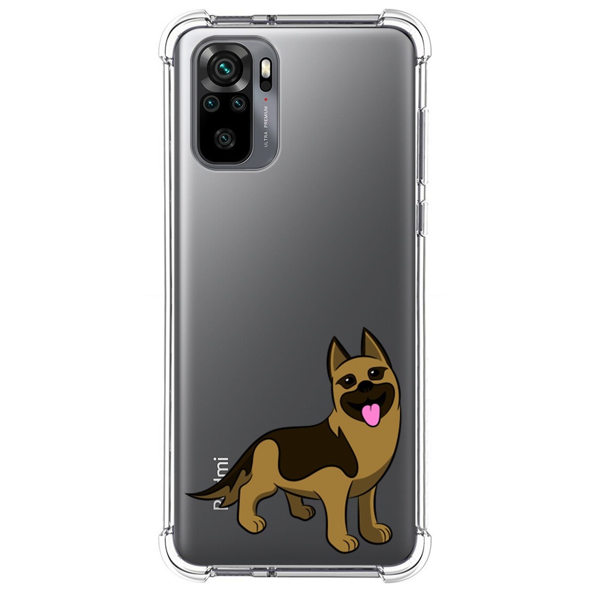 Funda Silicona Antigolpes para Xiaomi Redmi Note 10 / 10S diseño Perros 03 Dibujos