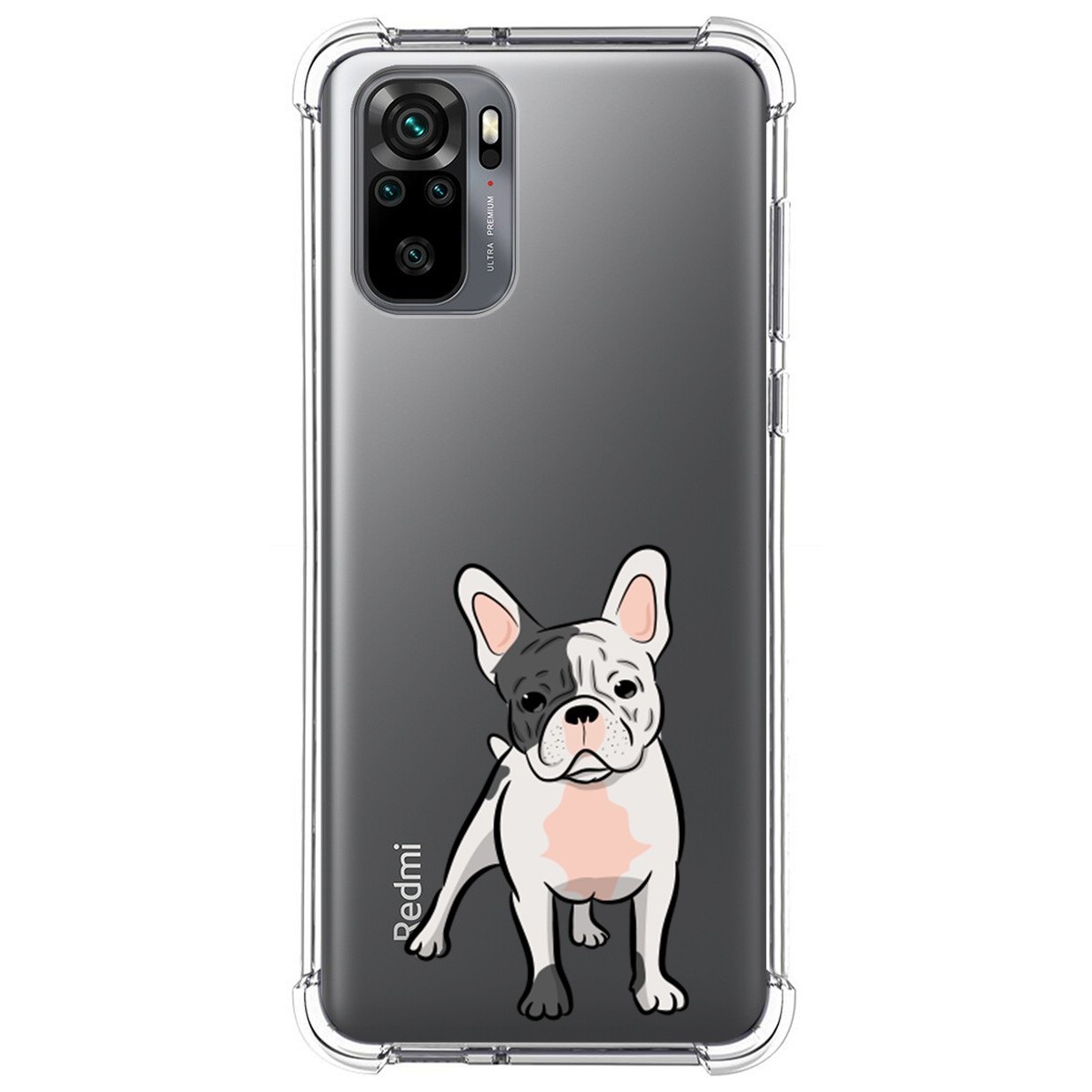 Funda Silicona Antigolpes para Xiaomi Redmi Note 10 / 10S diseño Perros 06 Dibujos