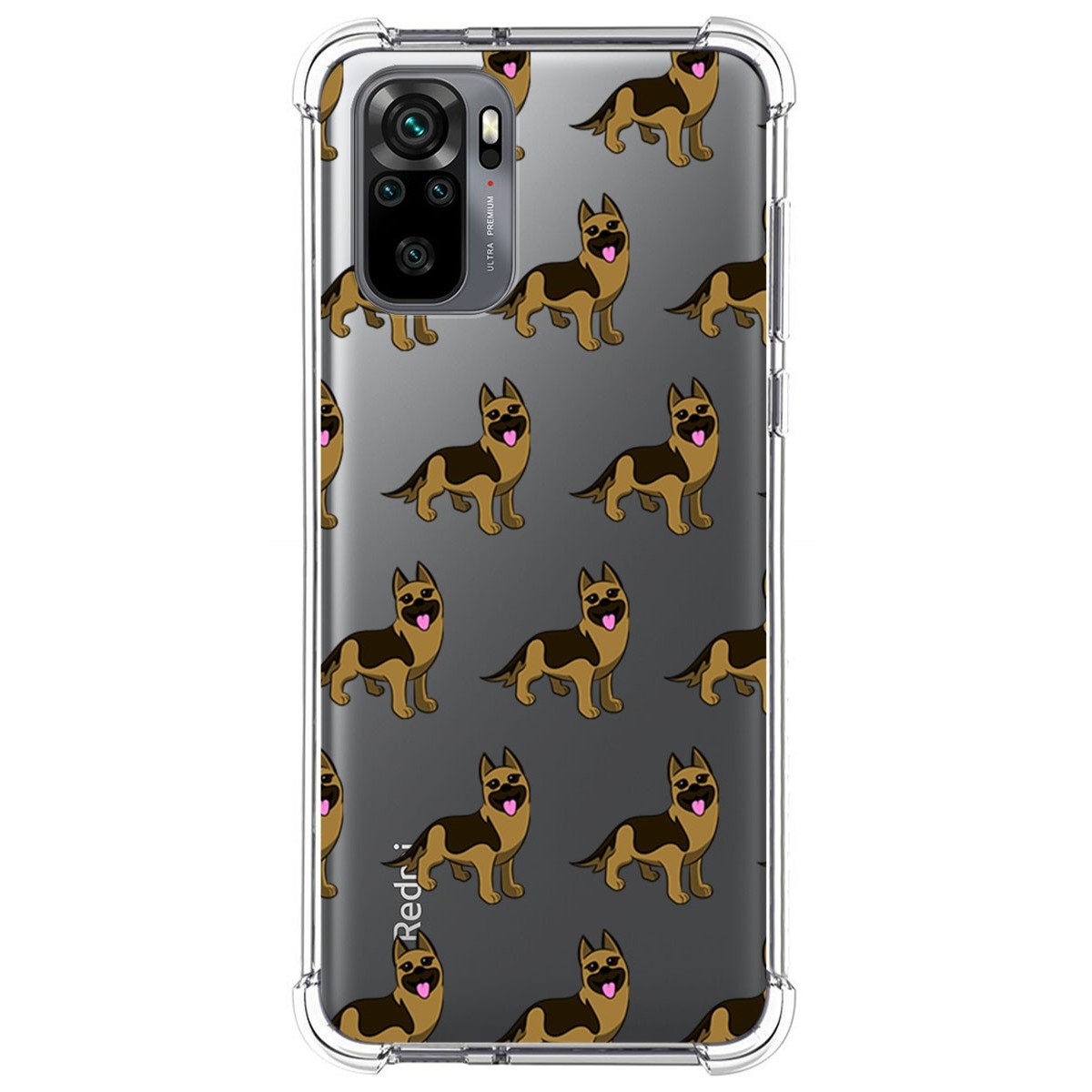 Funda Silicona Antigolpes para Xiaomi Redmi Note 10 / 10S diseño Perros 09 Dibujos