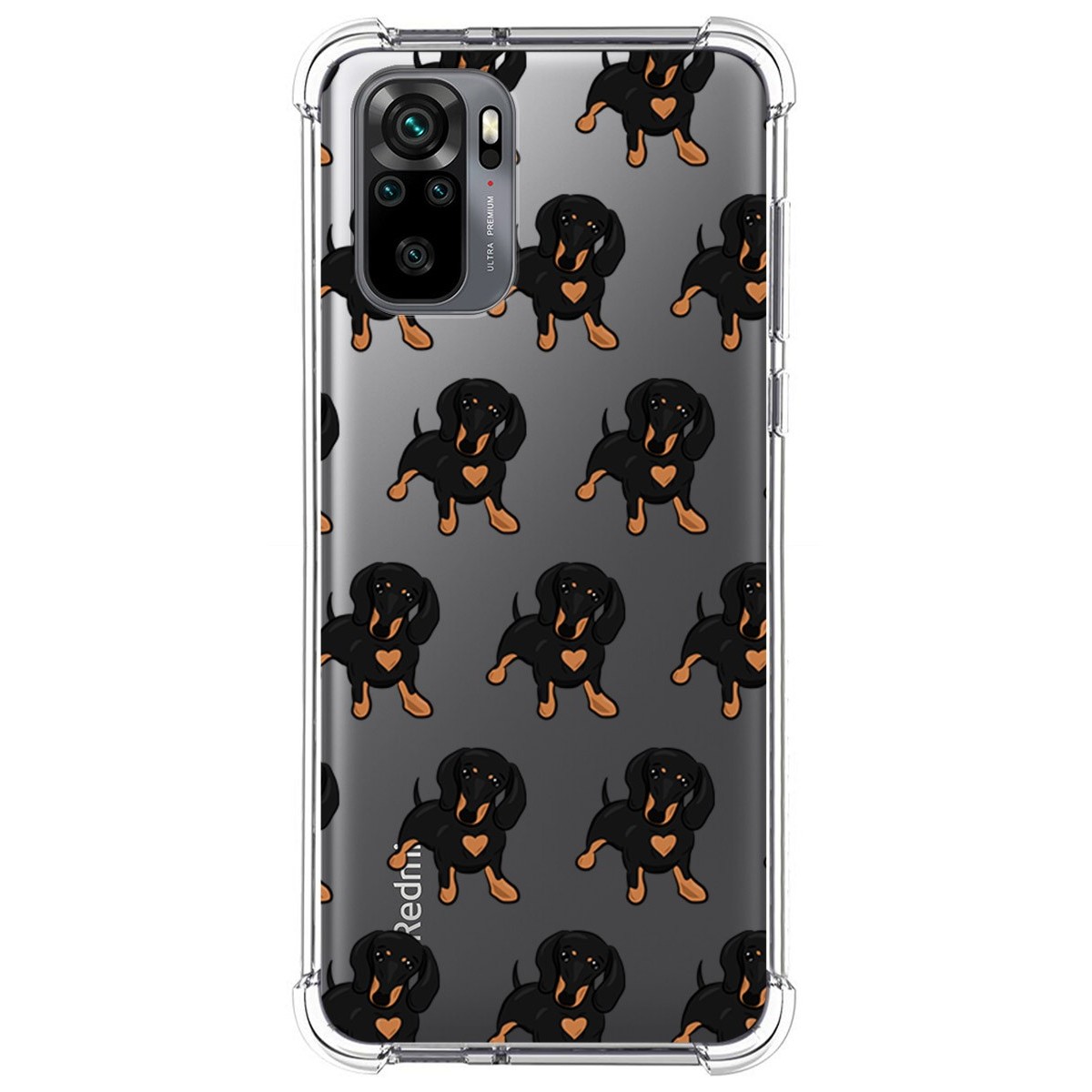 Funda Silicona Antigolpes para Xiaomi Redmi Note 10 / 10S diseño Perros 10 Dibujos