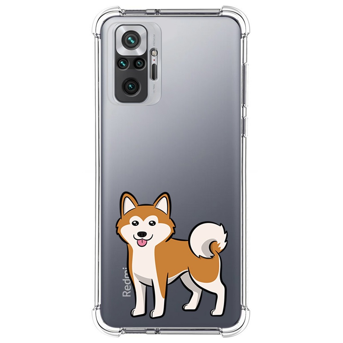 Funda Silicona Antigolpes para Xiaomi Redmi Note 10 Pro diseño Perros 02 Dibujos