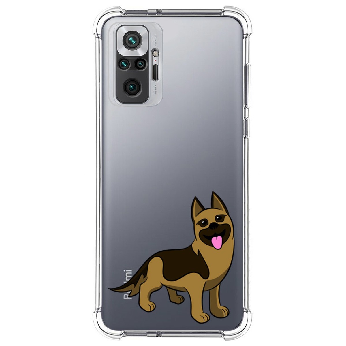 Funda Silicona Antigolpes para Xiaomi Redmi Note 10 Pro diseño Perros 03 Dibujos
