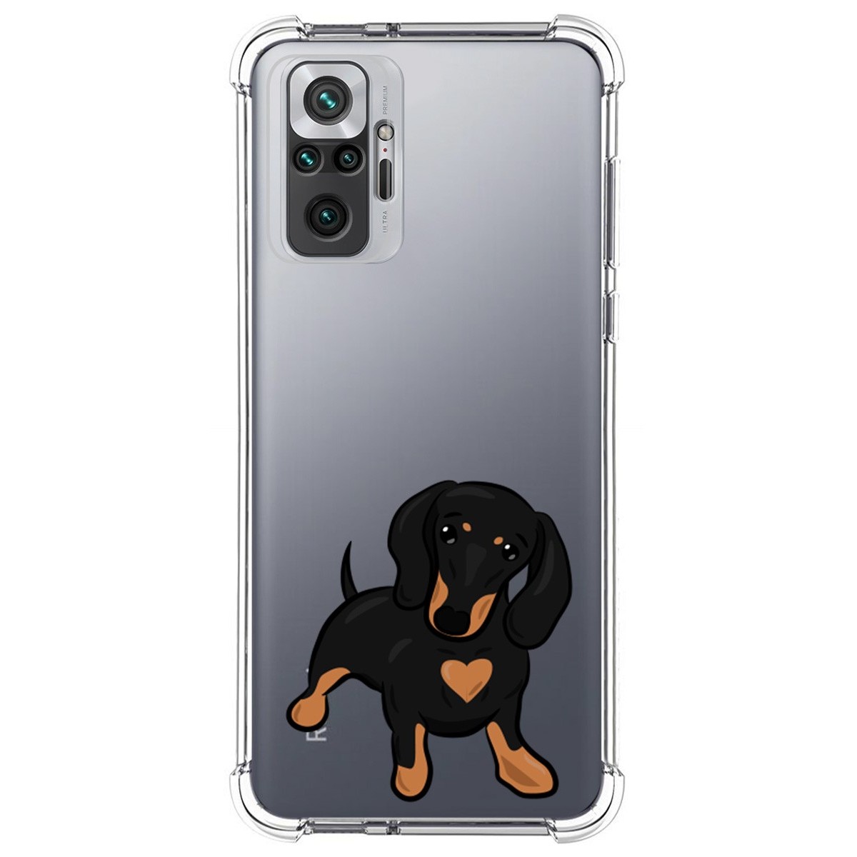 Funda Silicona Antigolpes para Xiaomi Redmi Note 10 Pro diseño Perros 04 Dibujos