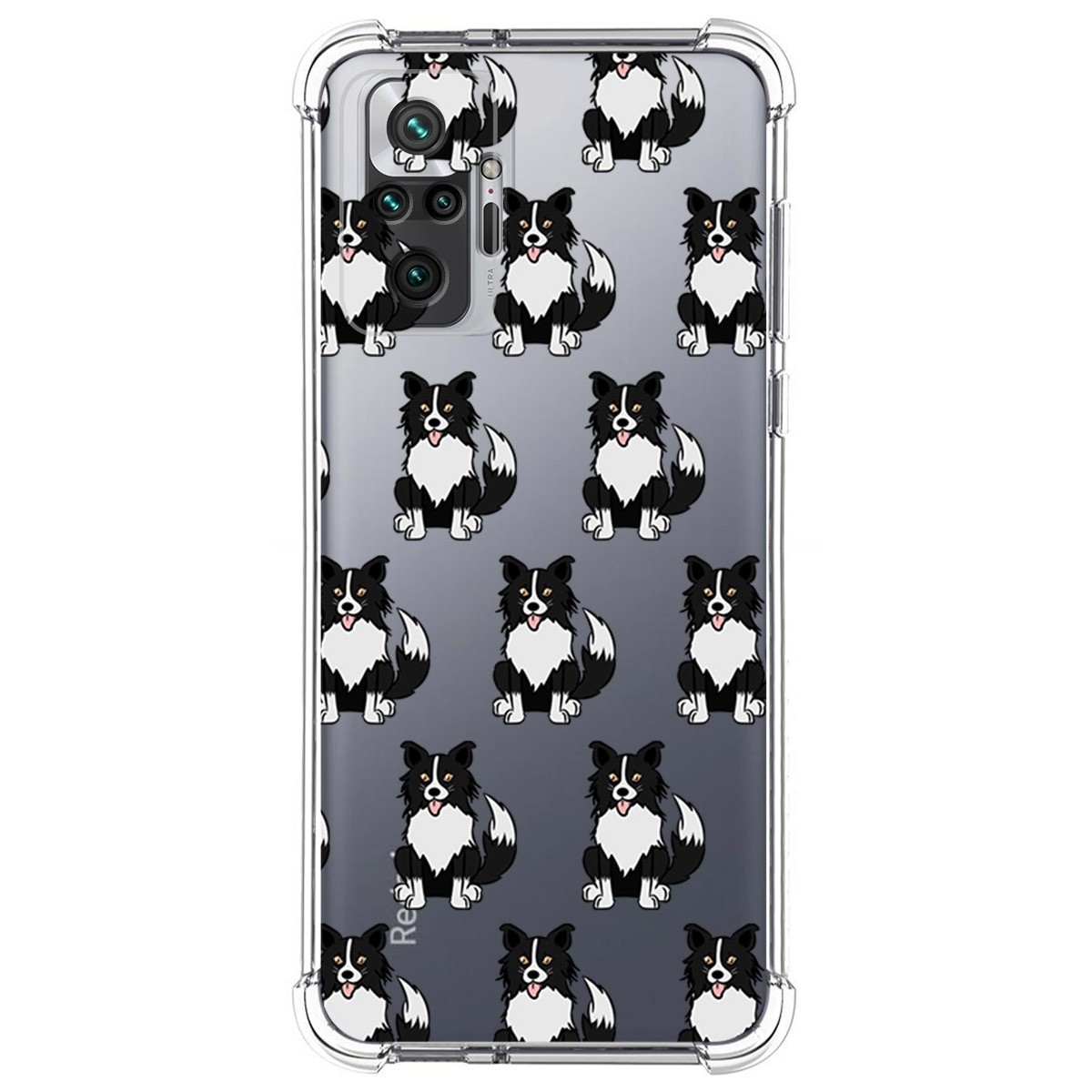 Funda Silicona Antigolpes para Xiaomi Redmi Note 10 Pro diseño Perros 07 Dibujos