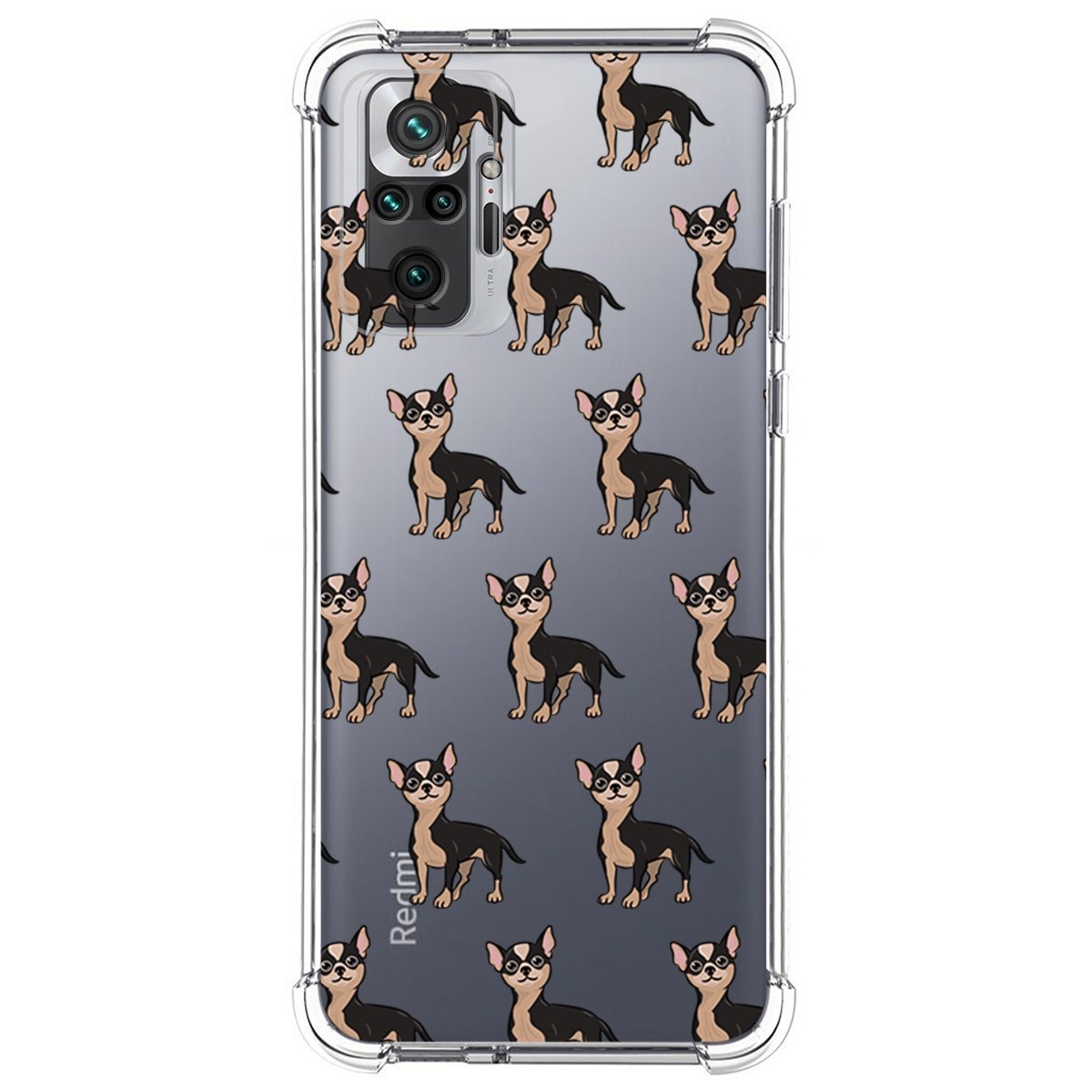 Funda Silicona Antigolpes para Xiaomi Redmi Note 10 Pro diseño Perros 11 Dibujos