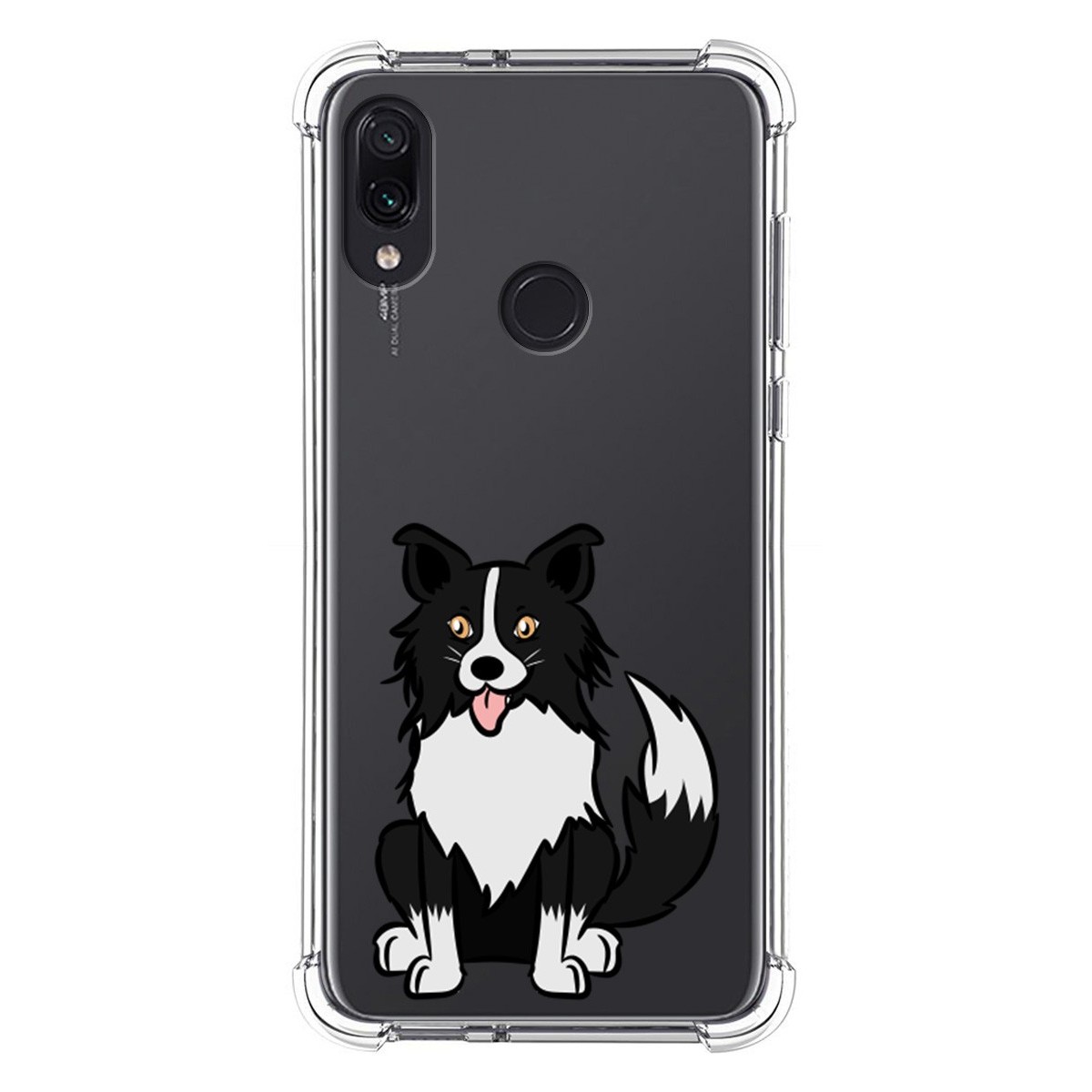 Funda Silicona Antigolpes para Xiaomi Redmi Note 7 diseño Perros 01 Dibujos