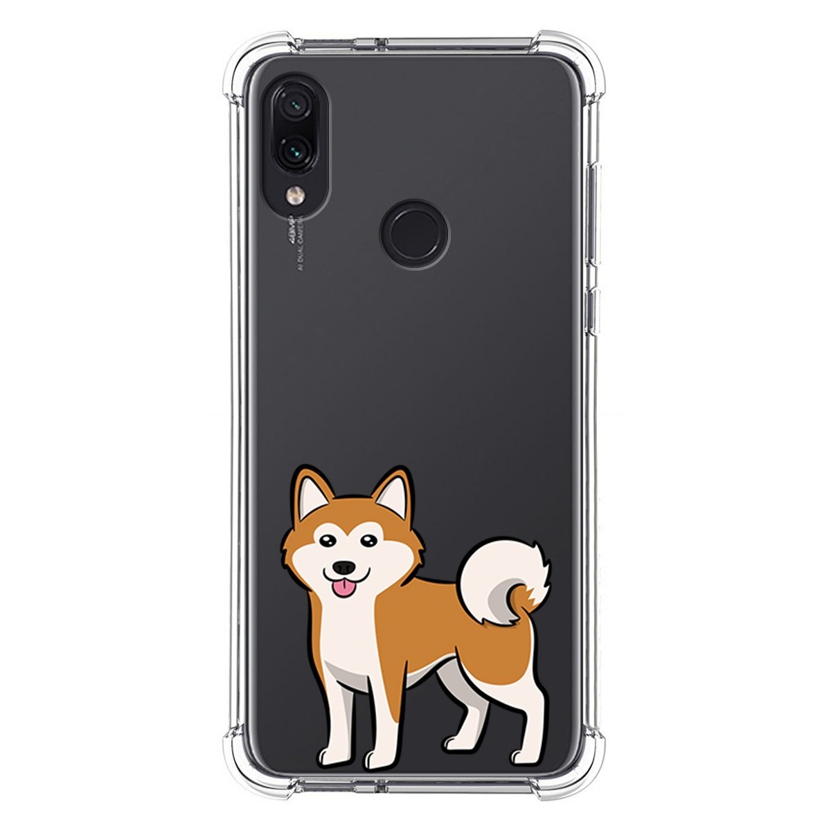 Funda Silicona Antigolpes para Xiaomi Redmi Note 7 diseño Perros 02 Dibujos