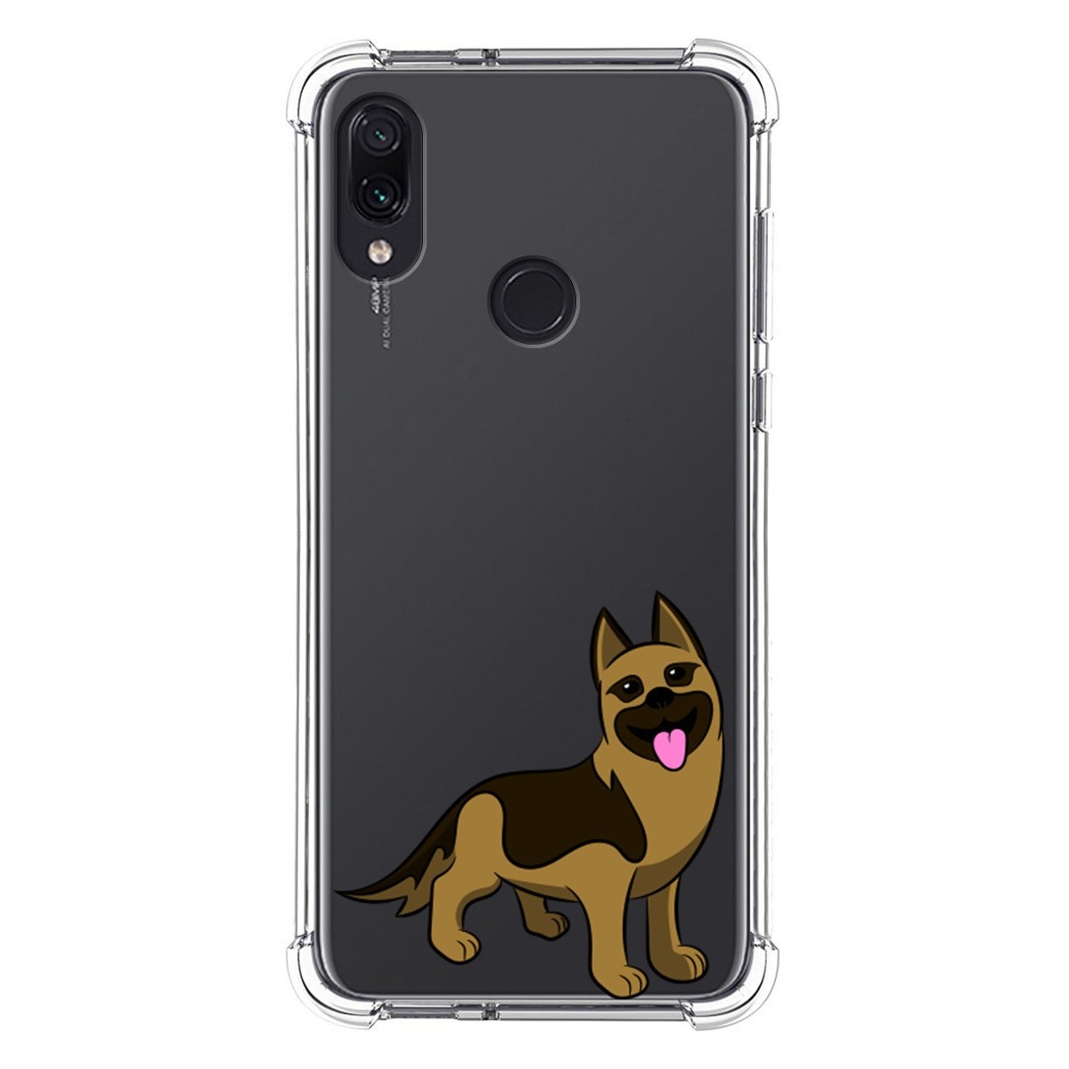 Funda Silicona Antigolpes para Xiaomi Redmi Note 7 diseño Perros 03 Dibujos