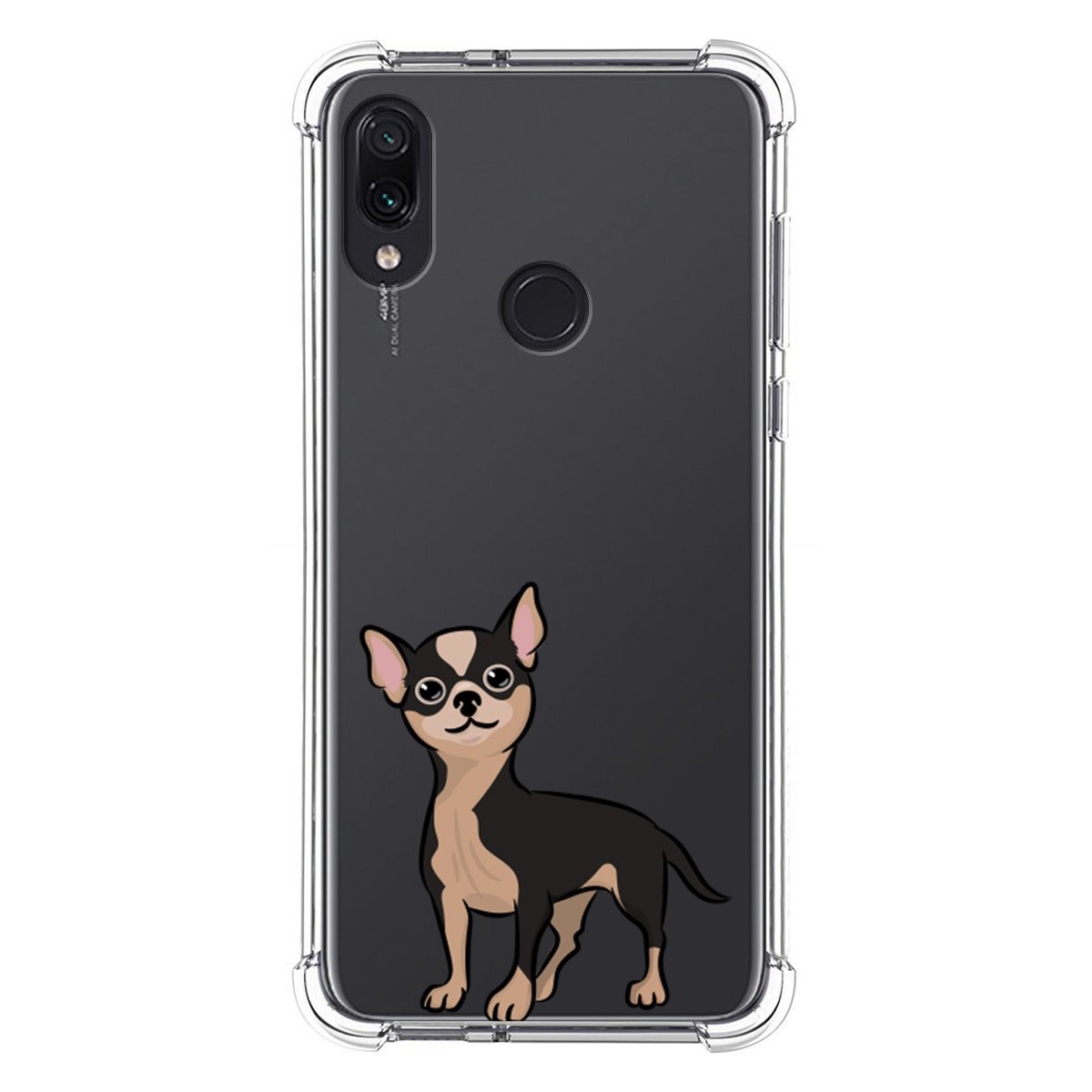 Funda Silicona Antigolpes para Xiaomi Redmi Note 7 diseño Perros 05 Dibujos