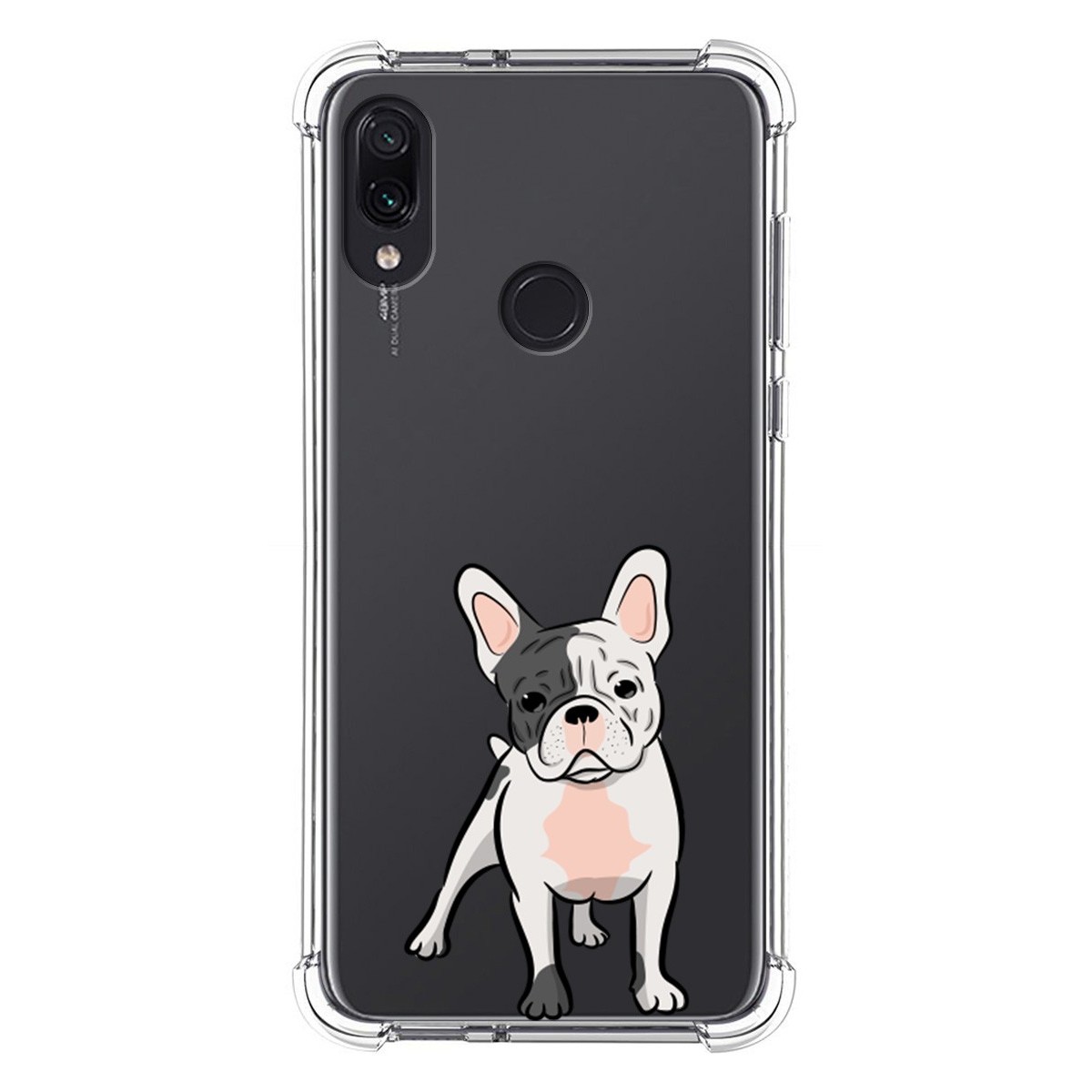 Funda Silicona Antigolpes para Xiaomi Redmi Note 7 diseño Perros 06 Dibujos