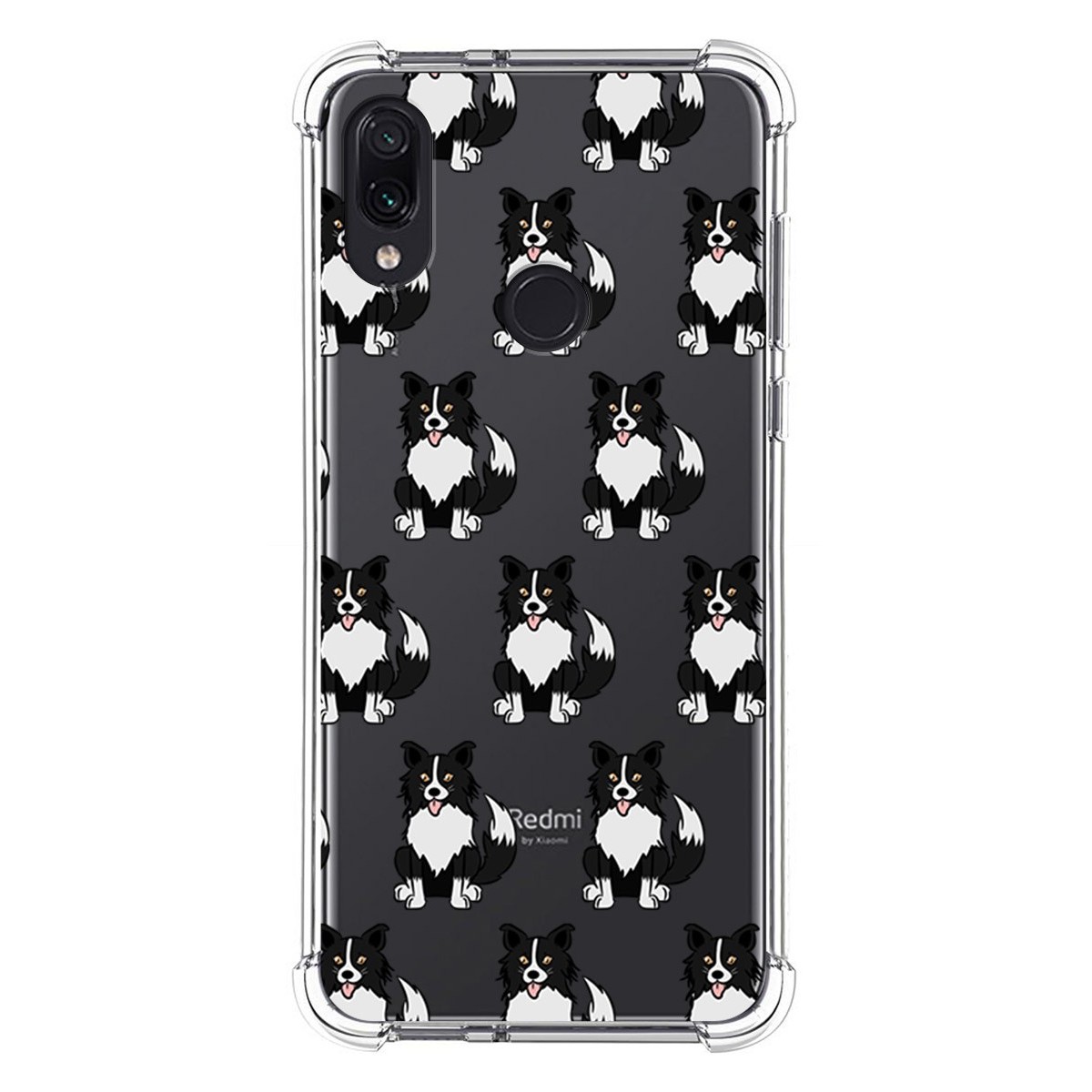 Funda Silicona Antigolpes para Xiaomi Redmi Note 7 diseño Perros 07 Dibujos