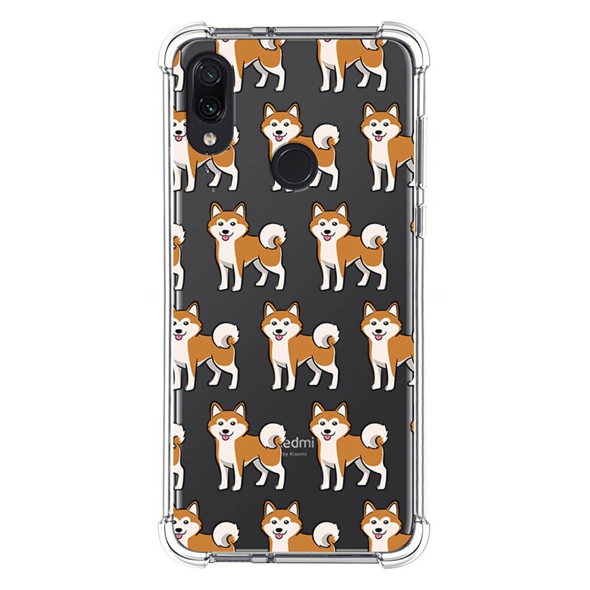 Funda Silicona Antigolpes para Xiaomi Redmi Note 7 diseño Perros 08 Dibujos