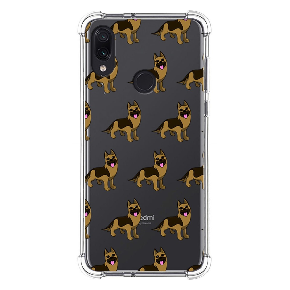 Funda Silicona Antigolpes para Xiaomi Redmi Note 7 diseño Perros 09 Dibujos