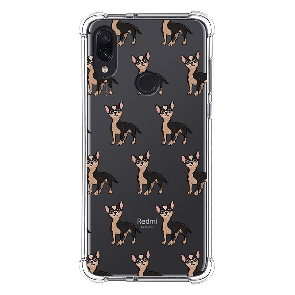 Funda Silicona Antigolpes para Xiaomi Redmi Note 7 diseño Perros 11 Dibujos