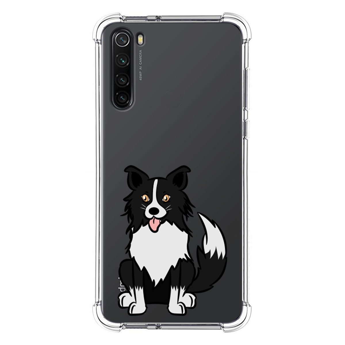 Funda Silicona Antigolpes para Xiaomi Redmi Note 8 (2019/2021) diseño Perros 01 Dibujos