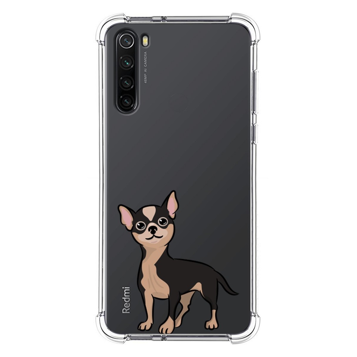 Funda Silicona Antigolpes para Xiaomi Redmi Note 8 (2019/2021) diseño Perros 05 Dibujos