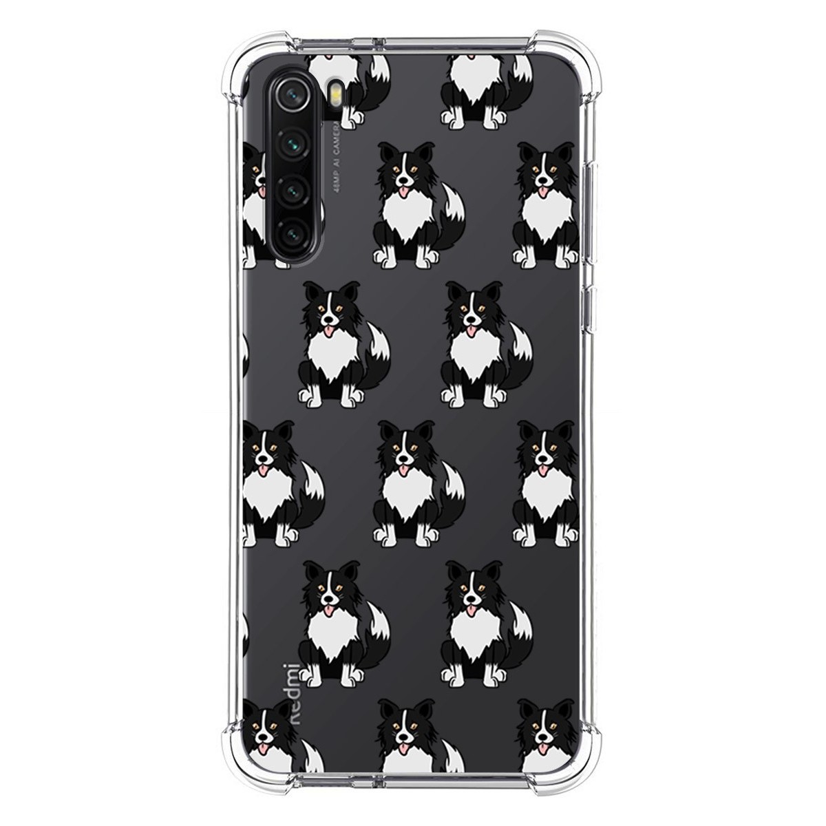 Funda Silicona Antigolpes para Xiaomi Redmi Note 8 (2019/2021) diseño Perros 07 Dibujos