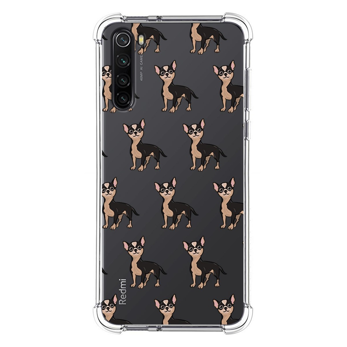 Funda Silicona Antigolpes para Xiaomi Redmi Note 8 (2019/2021) diseño Perros 11 Dibujos