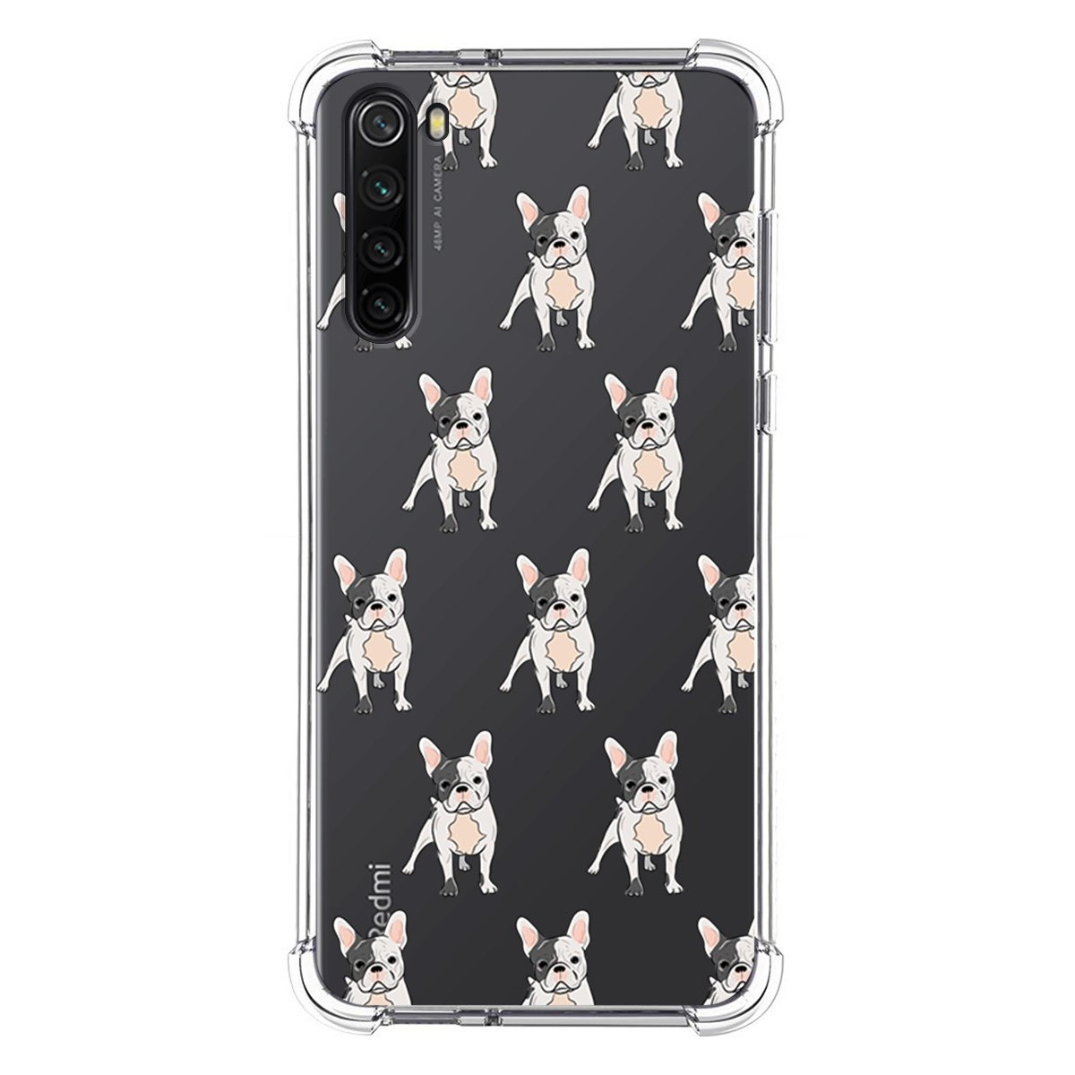 Funda Silicona Antigolpes para Xiaomi Redmi Note 8 (2019/2021) diseño Perros 12 Dibujos
