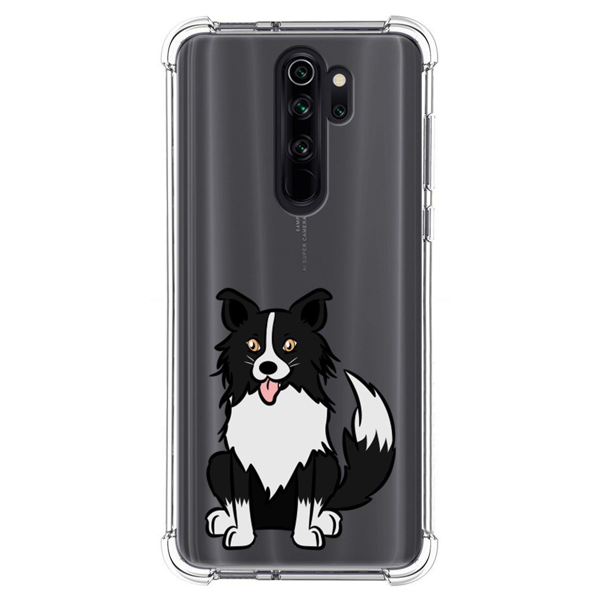 Funda Silicona Antigolpes para Xiaomi Redmi Note 8 Pro diseño Perros 01 Dibujos