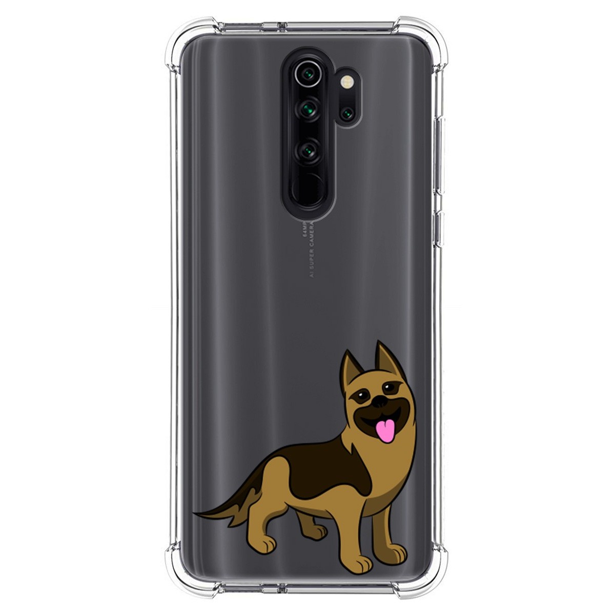 Funda Silicona Antigolpes para Xiaomi Redmi Note 8 Pro diseño Perros 03 Dibujos