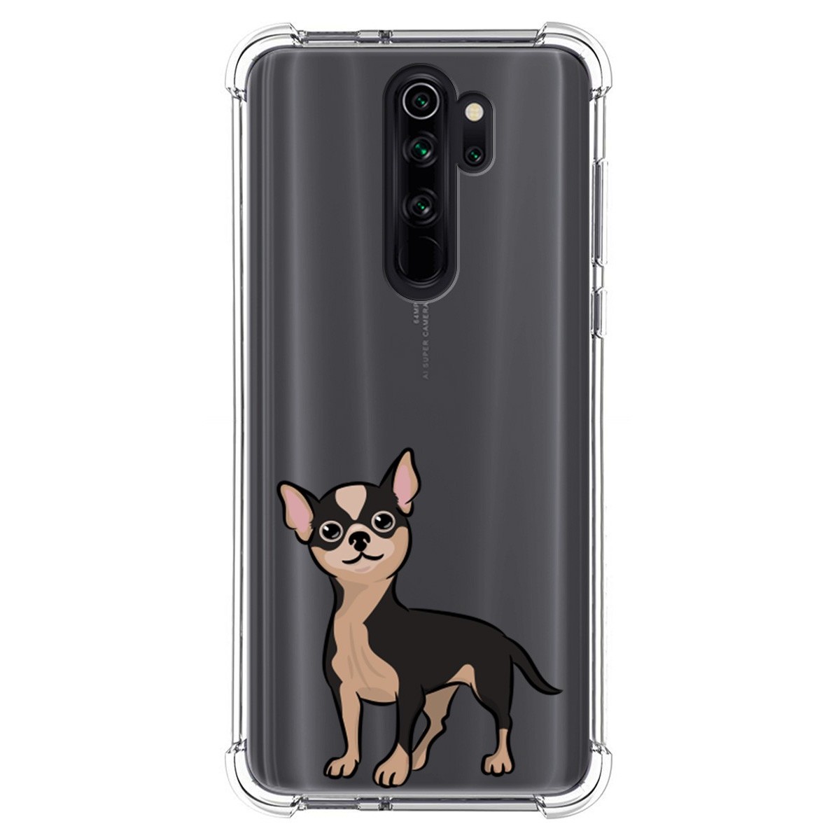 Funda Silicona Antigolpes para Xiaomi Redmi Note 8 Pro diseño Perros 05 Dibujos