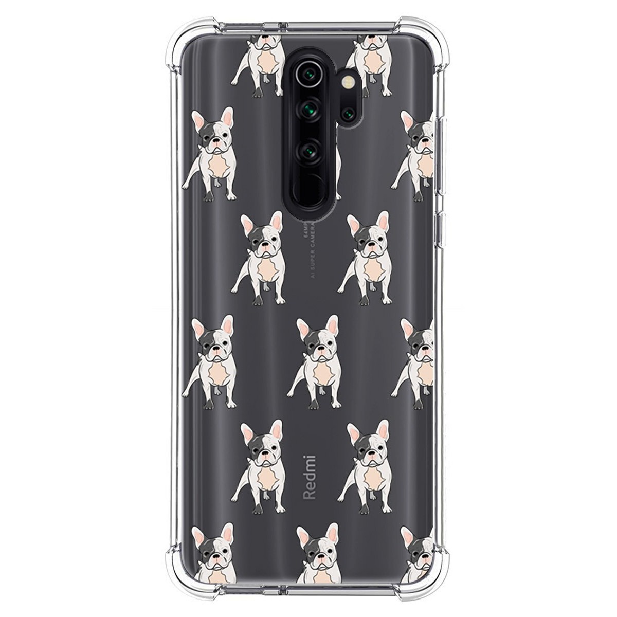 Funda Silicona Antigolpes para Xiaomi Redmi Note 8 Pro diseño Perros 12 Dibujos