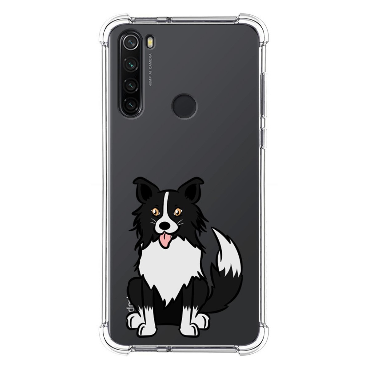 Funda Silicona Antigolpes para Xiaomi Redmi Note 8T diseño Perros 01 Dibujos