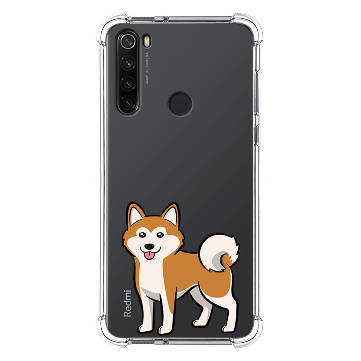 Funda Silicona Antigolpes para Xiaomi Redmi Note 8T diseño Perros 02 Dibujos