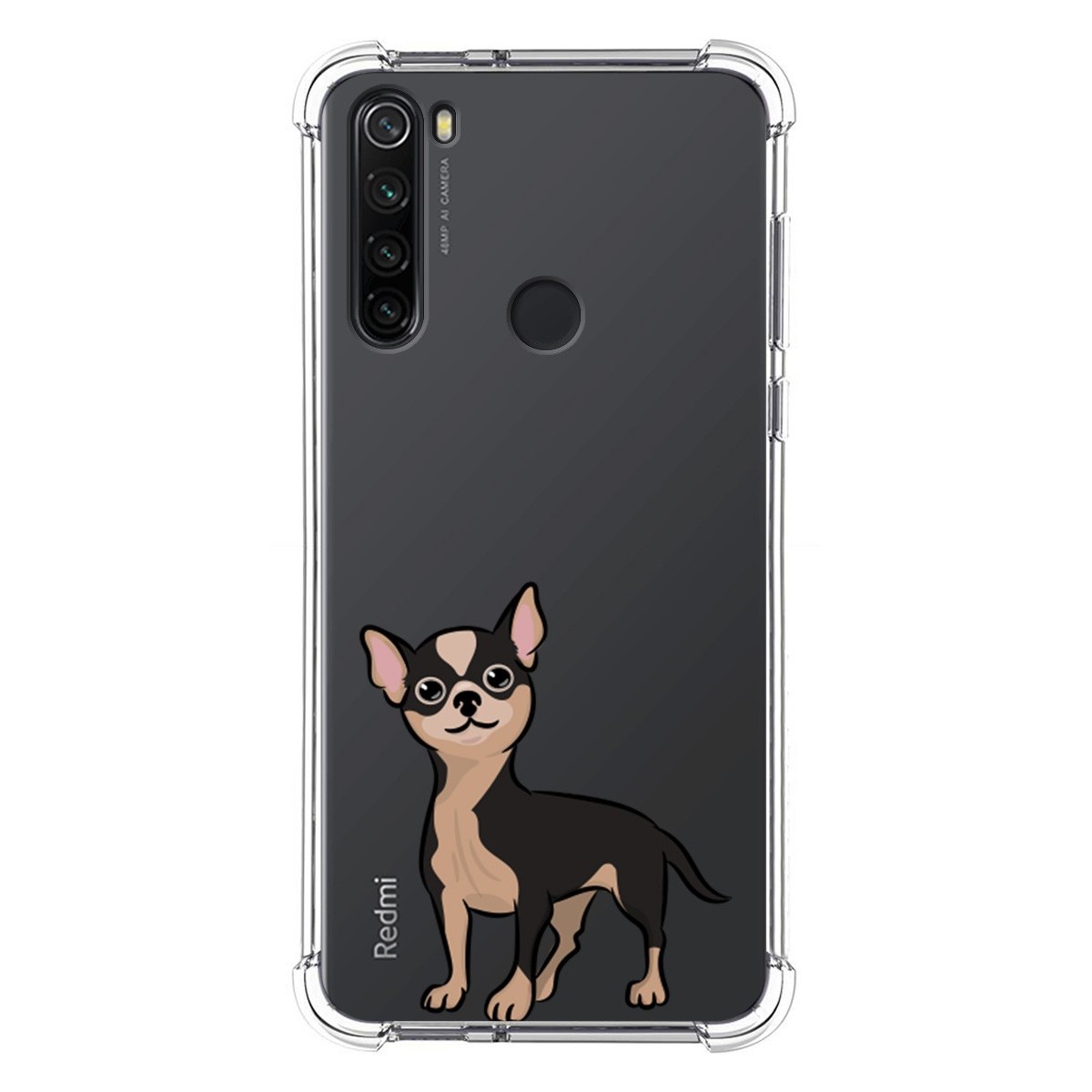 Funda Silicona Antigolpes para Xiaomi Redmi Note 8T diseño Perros 05 Dibujos