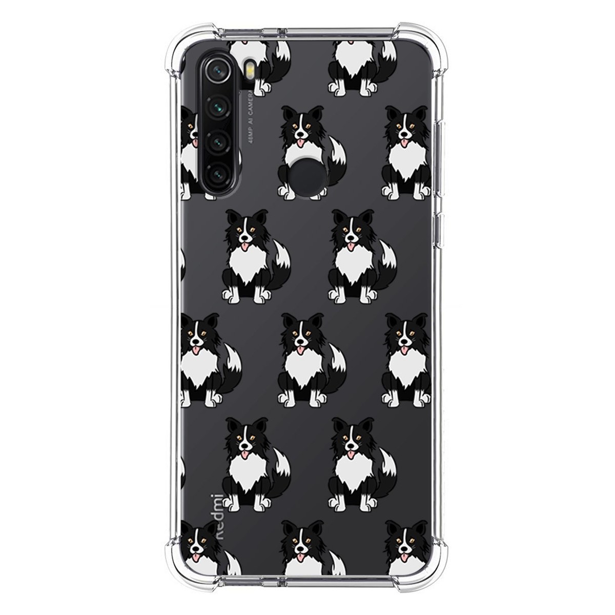Funda Silicona Antigolpes para Xiaomi Redmi Note 8T diseño Perros 07 Dibujos