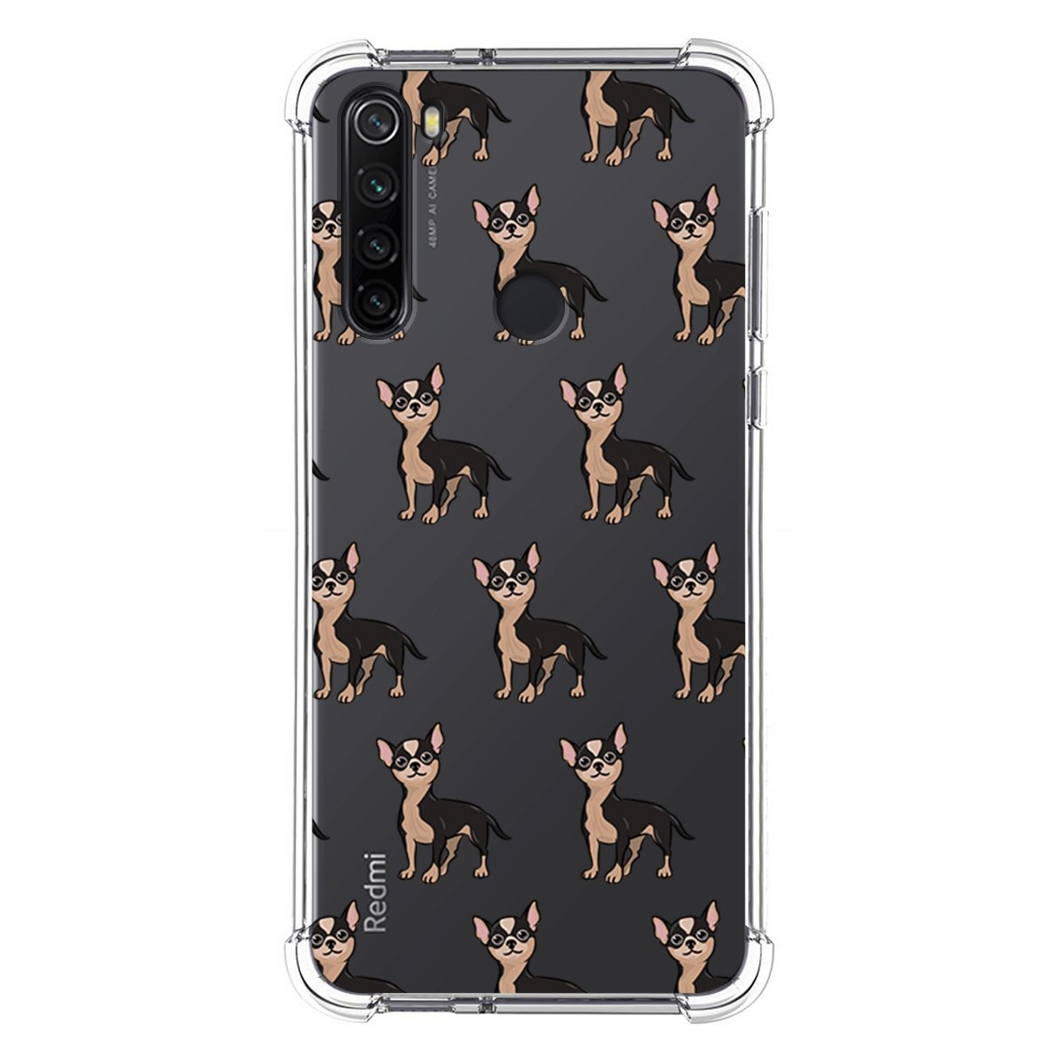 Funda Silicona Antigolpes para Xiaomi Redmi Note 8T diseño Perros 11 Dibujos