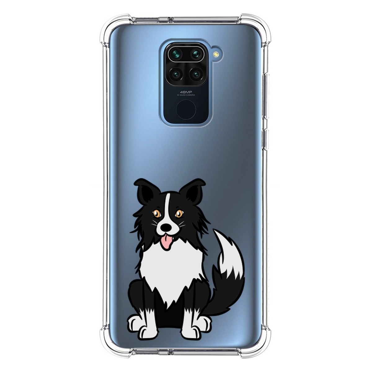 Funda Silicona Antigolpes para Xiaomi Redmi Note 9 diseño Perros 01 Dibujos