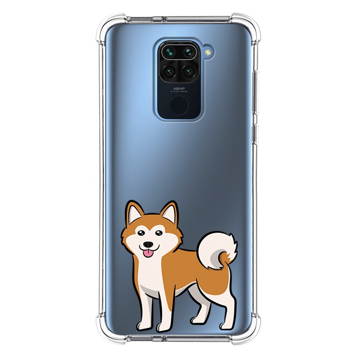 Funda Silicona Antigolpes para Xiaomi Redmi Note 9 diseño Perros 02 Dibujos