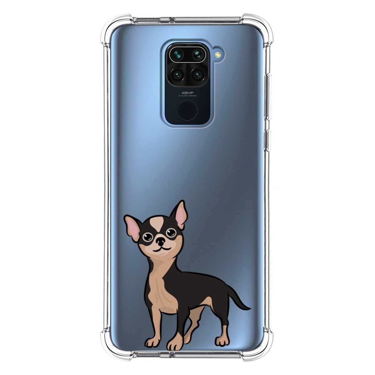 Funda Silicona Antigolpes para Xiaomi Redmi Note 9 diseño Perros 05 Dibujos