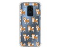 Funda Silicona Antigolpes para Xiaomi Redmi Note 9 diseño Perros 08 Dibujos