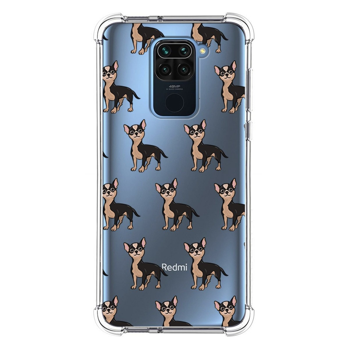 Funda Silicona Antigolpes para Xiaomi Redmi Note 9 diseño Perros 11 Dibujos