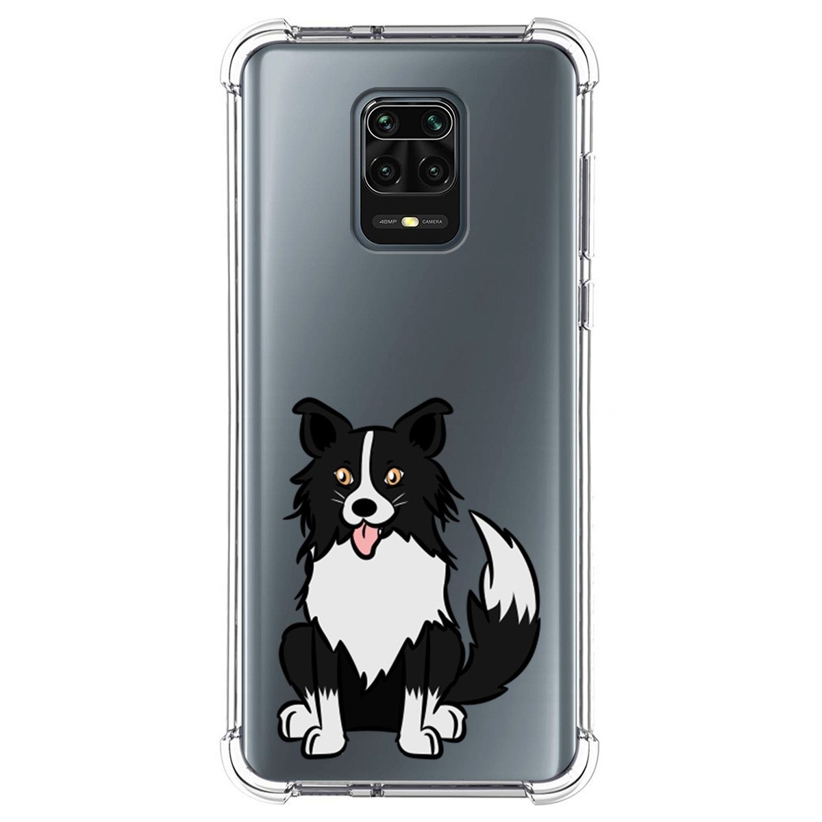 Funda Silicona Antigolpes para Xiaomi Redmi Note 9S / Note 9 Pro diseño Perros 01 Dibujos