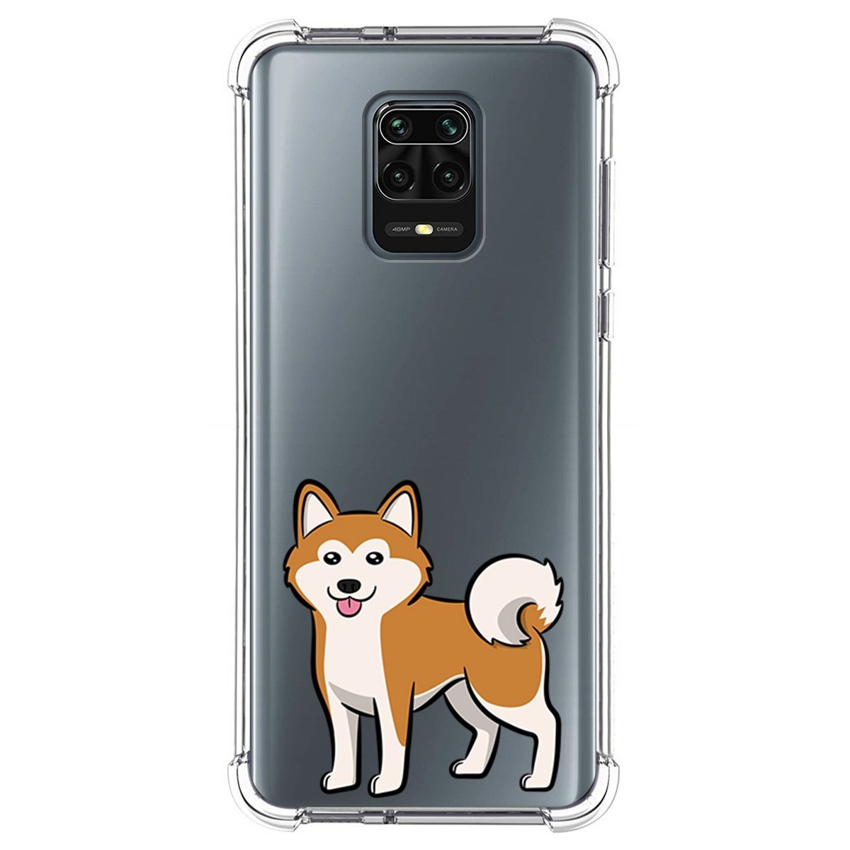 Funda Silicona Antigolpes para Xiaomi Redmi Note 9S / Note 9 Pro diseño Perros 02 Dibujos