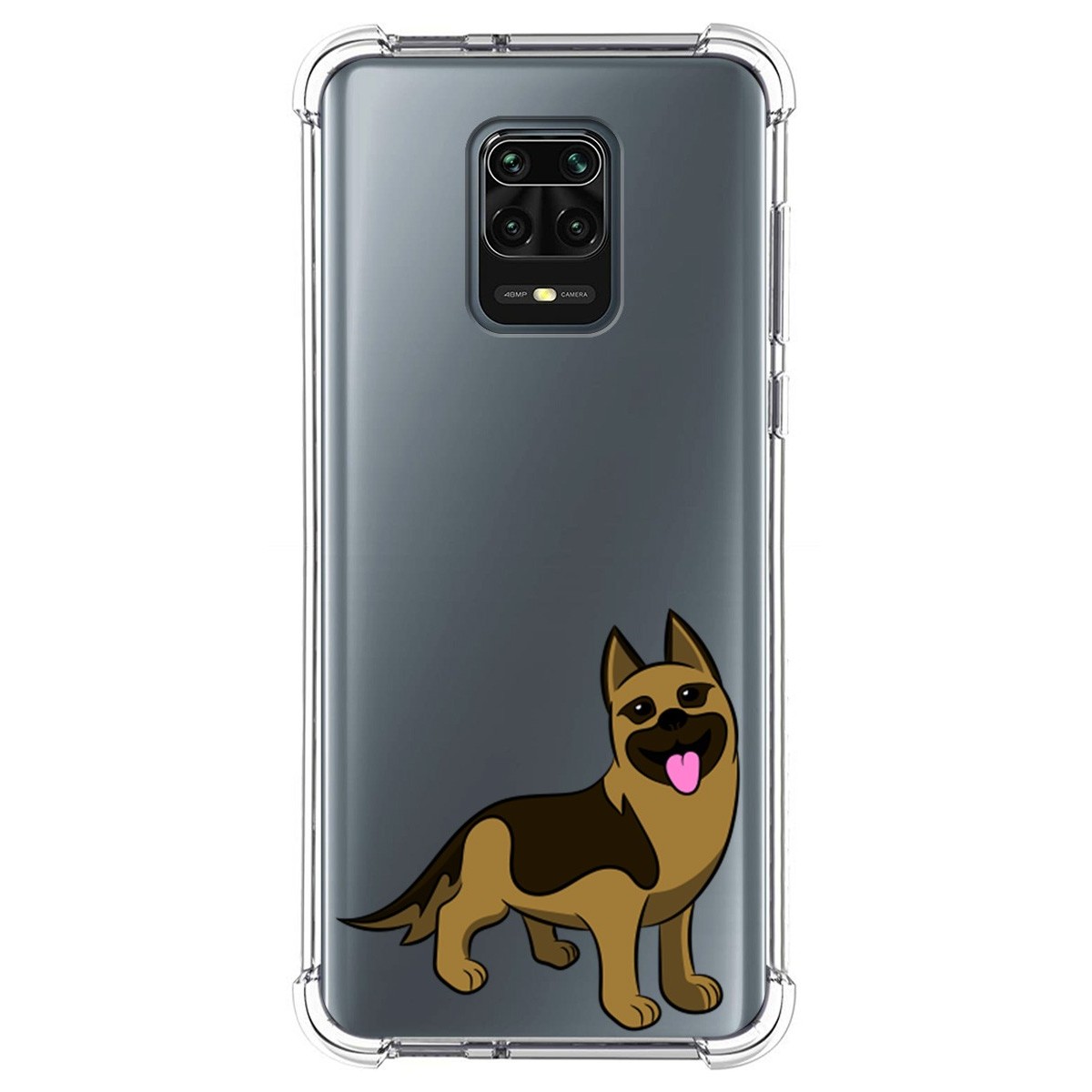 Funda Silicona Antigolpes para Xiaomi Redmi Note 9S / Note 9 Pro diseño Perros 03 Dibujos