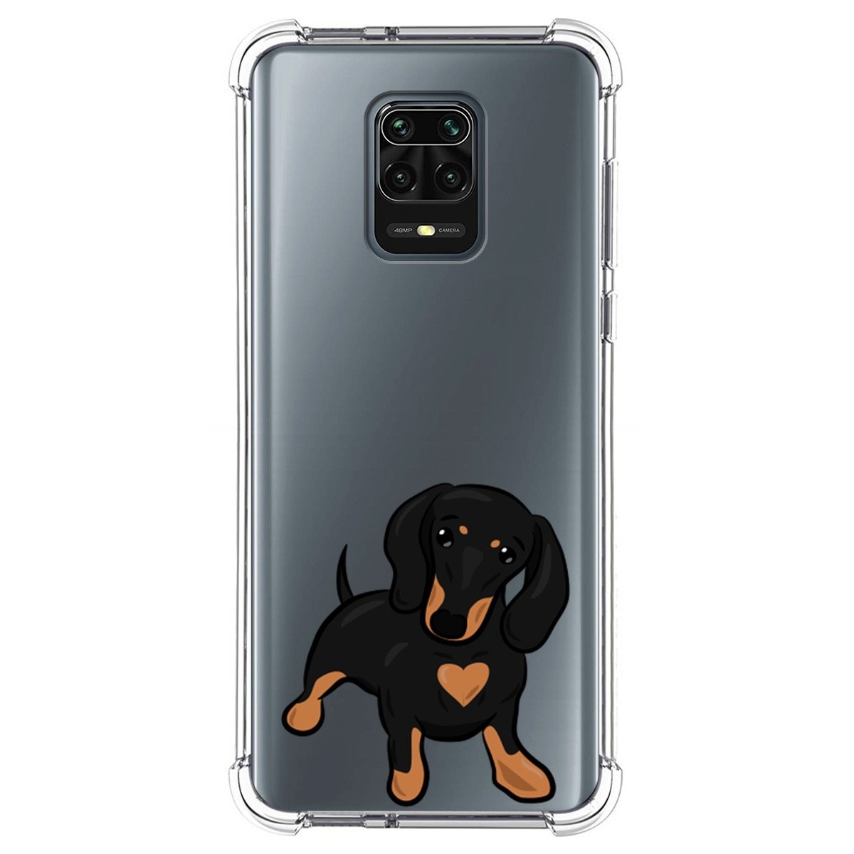 Funda Silicona Antigolpes para Xiaomi Redmi Note 9S / Note 9 Pro diseño Perros 04 Dibujos