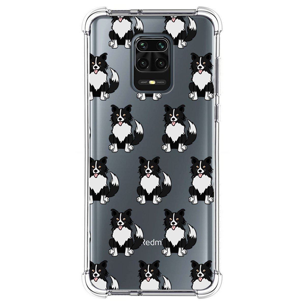 Funda Silicona Antigolpes para Xiaomi Redmi Note 9S / Note 9 Pro diseño Perros 07 Dibujos