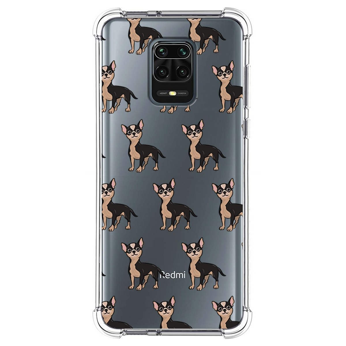 Funda Silicona Antigolpes para Xiaomi Redmi Note 9S / Note 9 Pro diseño Perros 11 Dibujos