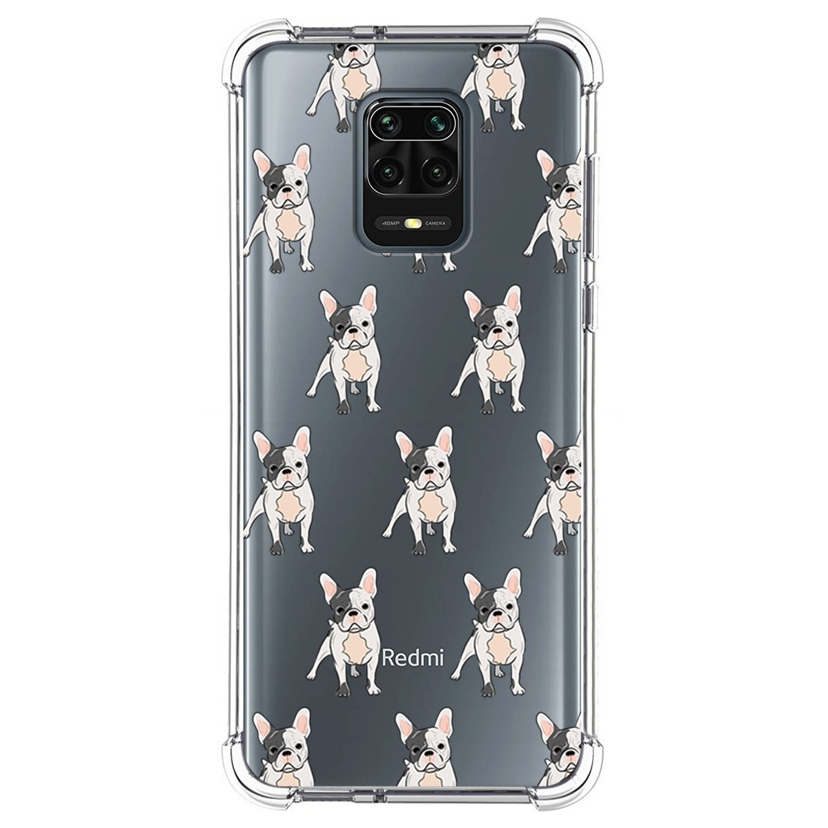 Funda Silicona Antigolpes para Xiaomi Redmi Note 9S / Note 9 Pro diseño Perros 12 Dibujos
