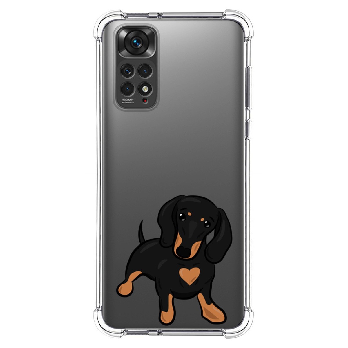 Funda Silicona Antigolpes para Xiaomi Redmi Note 11 / 11s diseño Perros 04 Dibujos