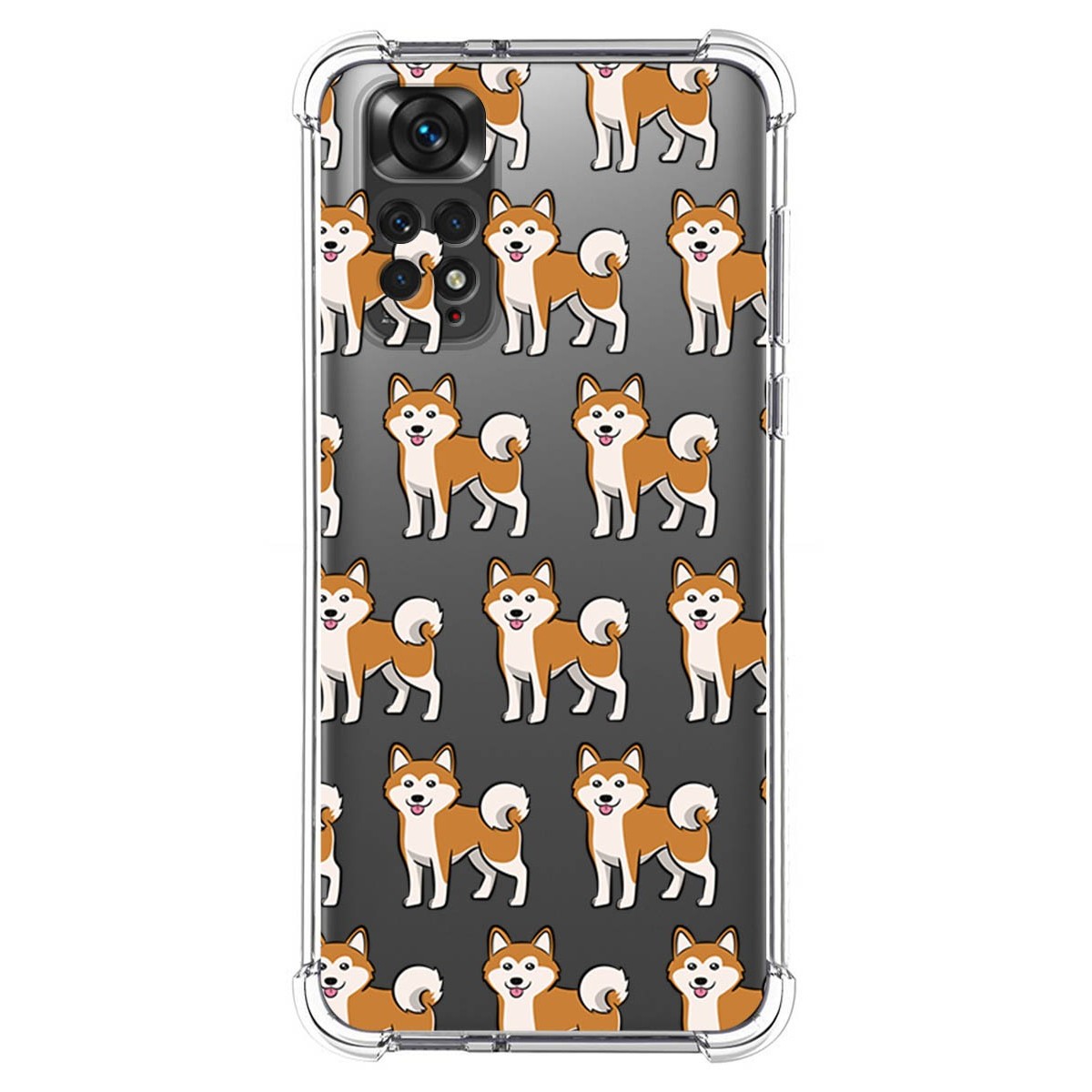 Funda Silicona Antigolpes para Xiaomi Redmi Note 11 / 11s diseño Perros 08 Dibujos