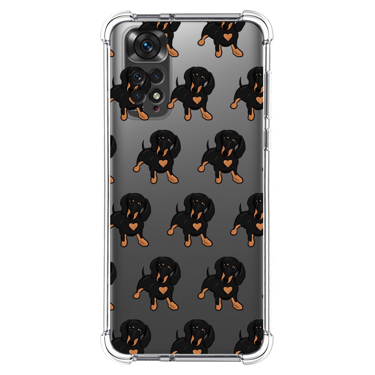 Funda Silicona Antigolpes para Xiaomi Redmi Note 11 / 11s diseño Perros 10 Dibujos