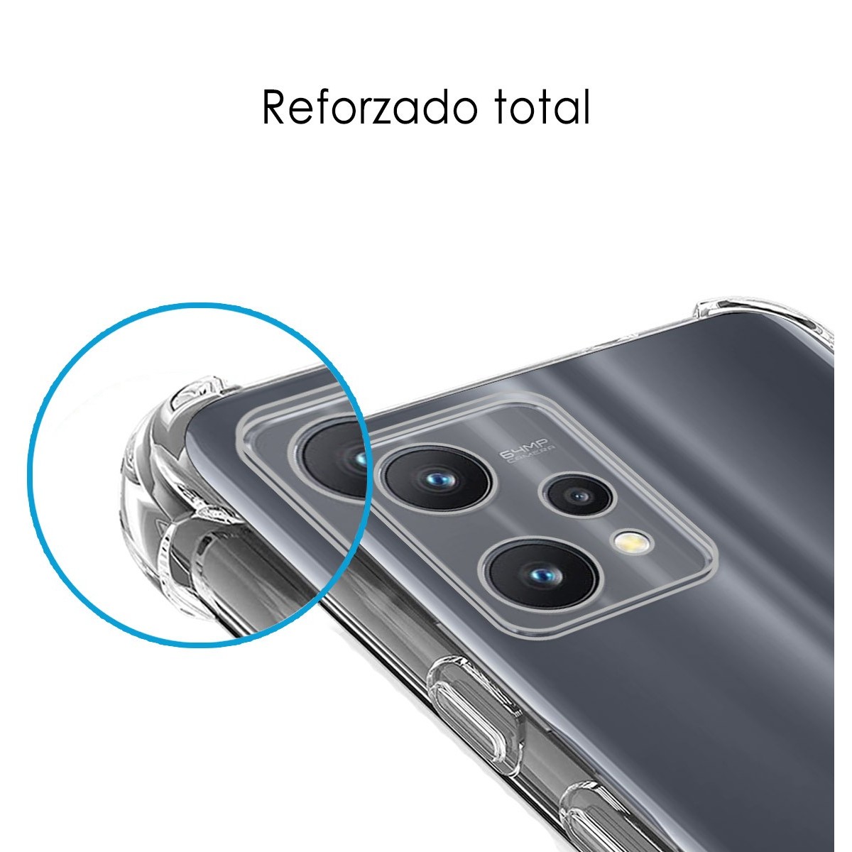 Funda Silicona Antigolpes Transparente para Realme 9 Pro 5G